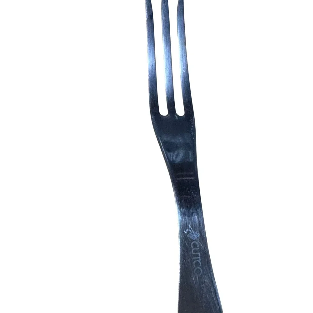 CUTCO 1726 KK Turning Fork Olean NY USA Classic Handle Dark Brown